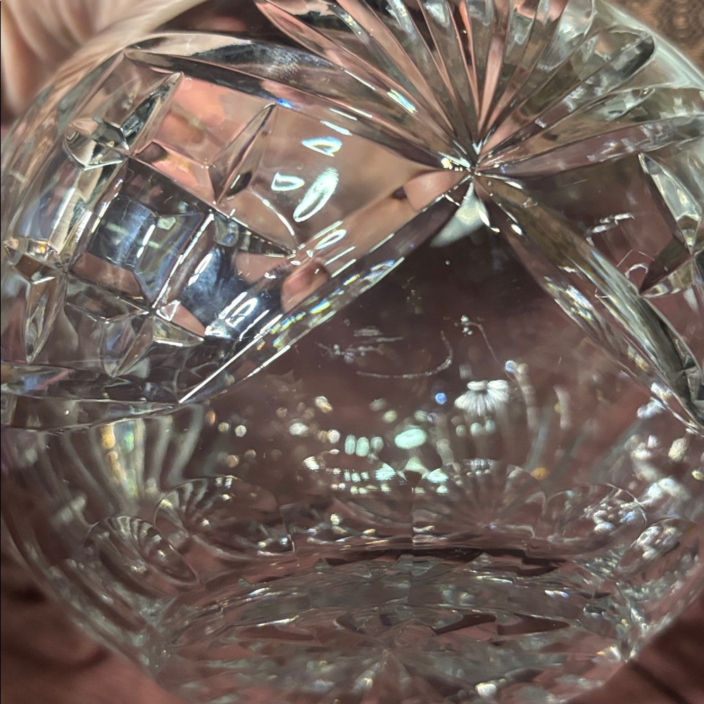 1980’s Rogaska Clear Cut Crystal Glass Decorative Bowl - Picture 7 of 8